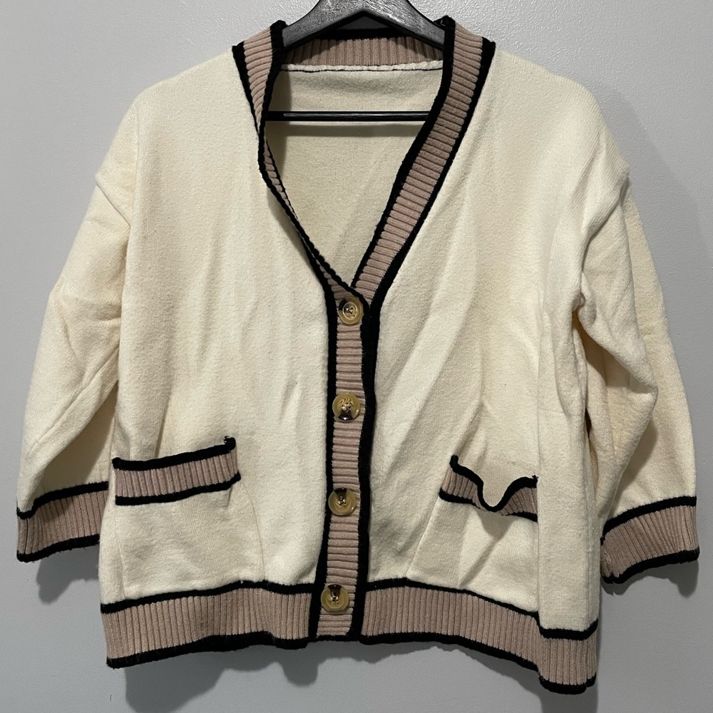Pecora Colour Block Cardigan